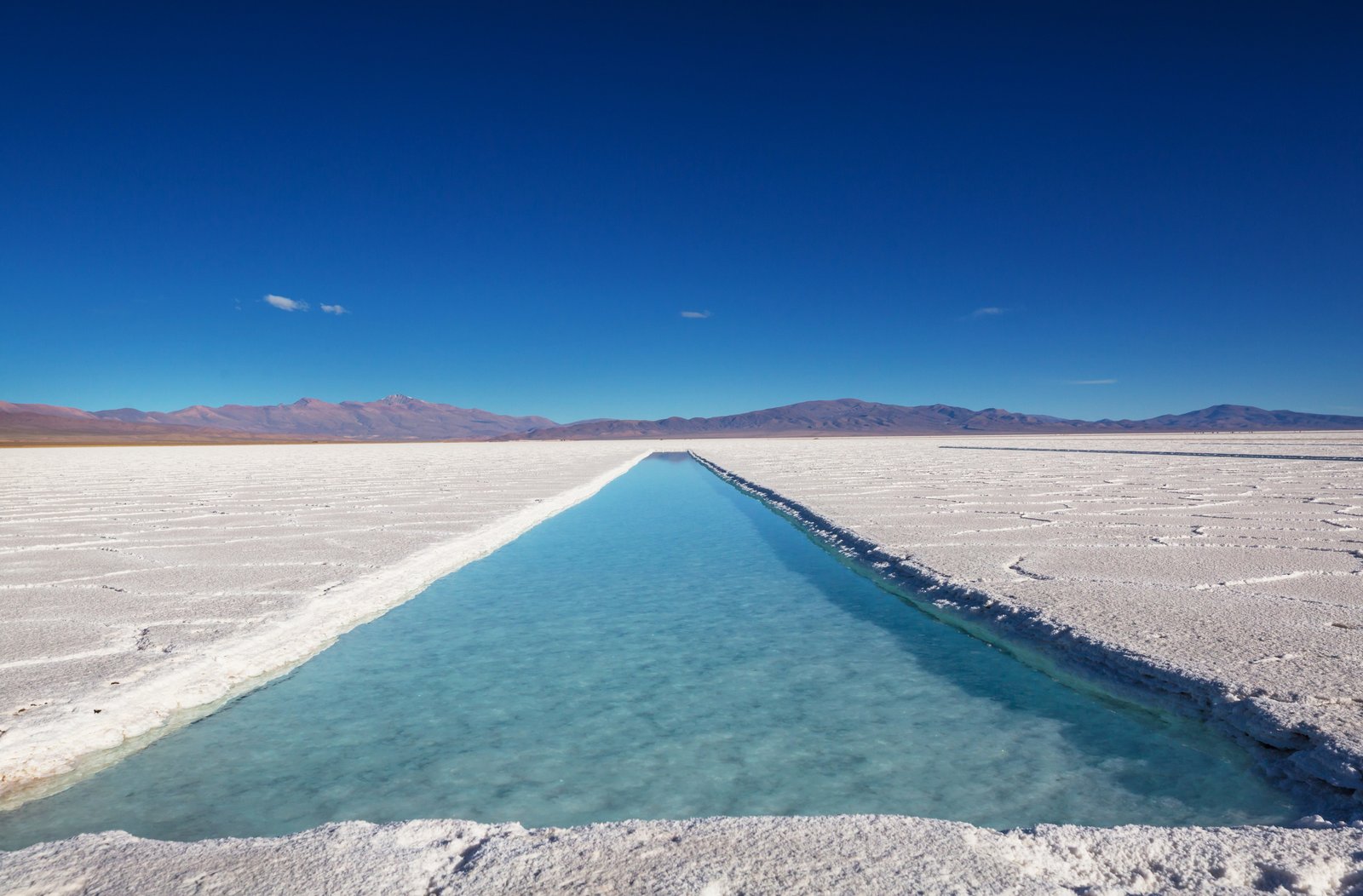 Salinas Grandes Jujuy Argentina, salar altiplánico a 3.450 metros con efecto espejo